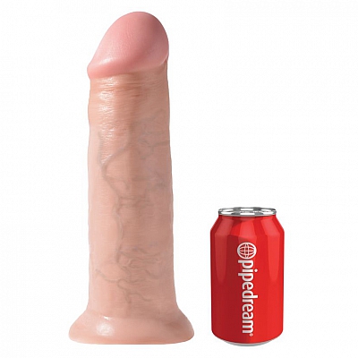 Фаллоимитатор-гигант на присоске телесный King Cock 12 Cock Flesh