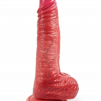 Вибромассажер с возвратно-поступательной стимуляцией на пульте управления, 19 см