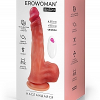 Вибромассажер Erowomen на пульте управления, 16 см