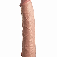 Фаллоимитатор на присоске KC Elite 11" Dual Density Silicone Dong-Light