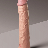 Фаллоимитатор на присоске KC Elite 11" Dual Density Silicone Dong-Light
