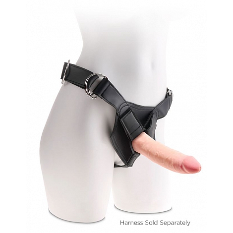 Фаллоимитатор на присоске King Cock Plus 8" Triple Density Cock - Flesh