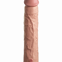 Фаллоимитатор на присоске KC Elite 11" Dual Density Silicone Dong-Light