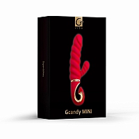 Вибратор витой с клиторальным стимулятором Gvibe Gcandy Mini, 19 см