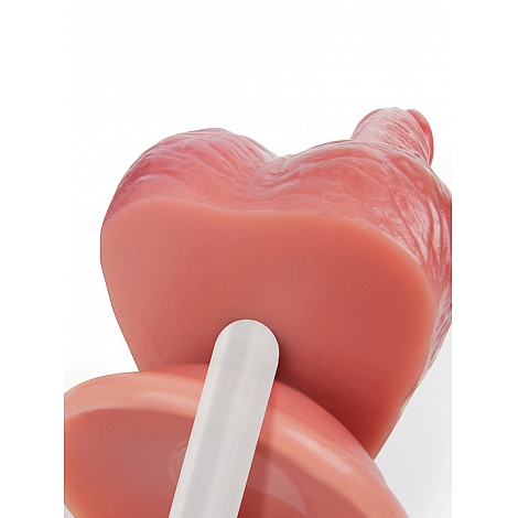 Вибромассажер с возвратно-поступательной стимуляцией на пульте управления, 19 см