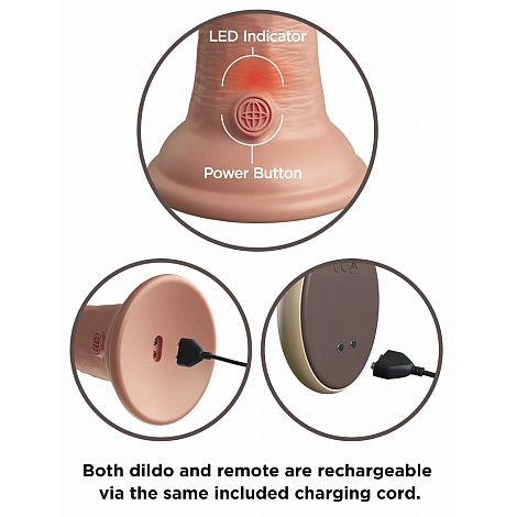 Фаллоимитатор на присоске KC Elite 11" Dual Density Silicone Dong-Light