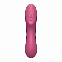 Вакуумно-клиторальный вибромассажер Satisfyer Curvy Trinity 3 красный