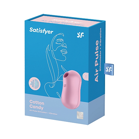 Вакуумно-волновой вибромассажер Satisfyer Cotton Candy лиловый