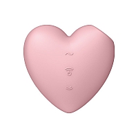 Вакуумно-волновой вибромассажер Satisfyer Cutie Heart розовый