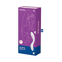 Вибратор с движущимся шариком для стимуляции точки G Satisfyer Rrrolling Pleasure белый