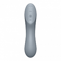 Вакуумно-клиторальный вибромассажер серый Satisfyer Curvy Trinity 3