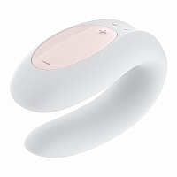 Многофункциональный стимулятор для пар Satisfyer Double Joy White