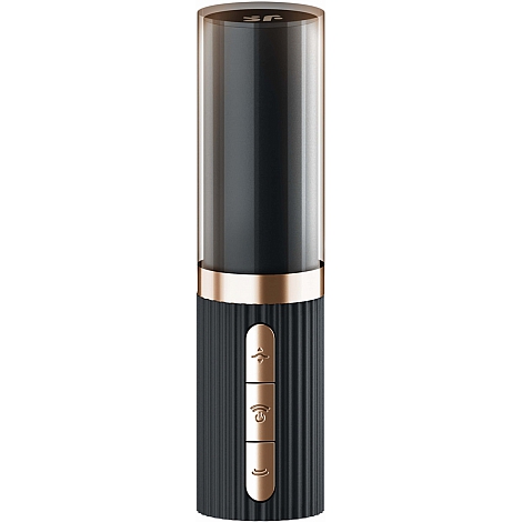 Воздушно-волновой стимулятор Deep Kiss black в виде помады