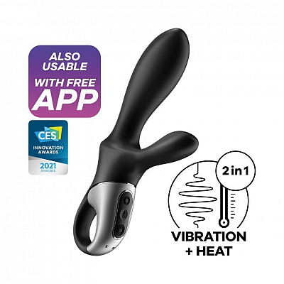 Вибратор-кролик с функцией нагрева Satisfyer Heat Climax