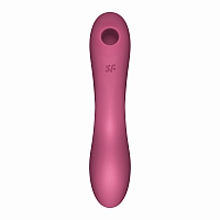 Вакуумно-клиторальный вибромассажер Satisfyer Curvy Trinity 3 красный