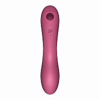 Вакуумно-клиторальный вибромассажер Satisfyer Curvy Trinity 3 красный