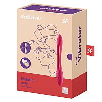 Многофункциональный вибратор Satisfyer Elastic Joy красный