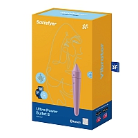 Мини вибромассажер Satisfyer Ultra Power Bullet 8 лиловый