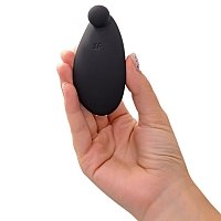 Вибростимулятор клитора черный, Satisfyer Spot On 2, 9 см