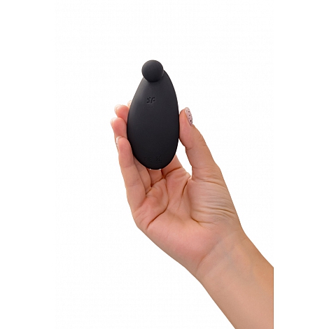 Вибростимулятор клитора черный, Satisfyer Spot On 2, 9 см