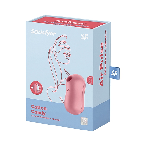 Вакуумно-волновой вибромассажер Satisfyer Cotton Candy розовый