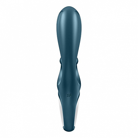 Вибратор-кролик Satisfyer Hug me серо-голубой