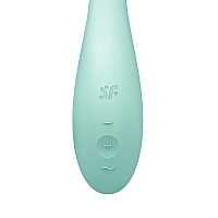 Вибратор с движущимся шариком для стимуляции точки G Satisfyer Rrrolling Pleasure ментоловый