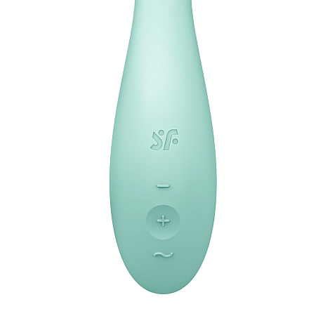 Вибратор с движущимся шариком для стимуляции точки G Satisfyer Rrrolling Pleasure ментоловый