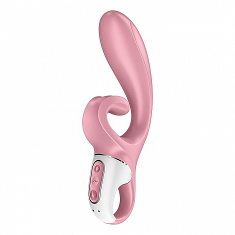 Вибратор-кролик Satisfyer Hug me розовый