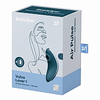 Вакуумно-волновой вибромассажер голубой Satisfyer Vulva Lover 1