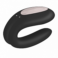 Многофункциональный стимулятор для пар Satisfyer Double Joy Black