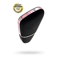 Вакуумный массажер с вибрацией черный Satisfyer Love Triangle Black