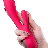 Вибромассажер красный с управлением через приложение Satisfyer Mono Flex