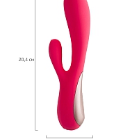 Вибромассажер красный с управлением через приложение Satisfyer Mono Flex