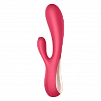 Вибромассажер красный с управлением через приложение Satisfyer Mono Flex