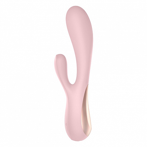 Вибромассажер с управлением через приложение розовый Satisfyer Mono Flex