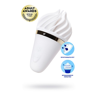 Массажер-спиннатор Satisfyer Layons Sweet Treat White/Gold