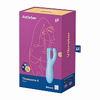 Вибромассажер для стимуляции клитора и сосков Satisfyer Threesome 4