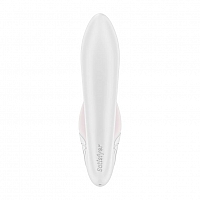 Вибратор белый с вакуумным стимулятором Satisfyer Supernova