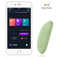 Вибратор клиторальный зеленый Magic Motion Nyx