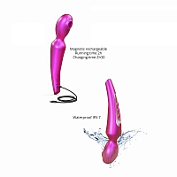 Ванд с клиторальной стимуляцией Love to Love Pleaser - Iridecent Berry