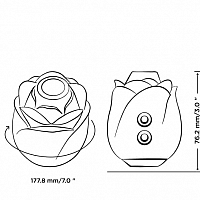 Бесконтактный клиторальный стимулятор Romp Suction Rose