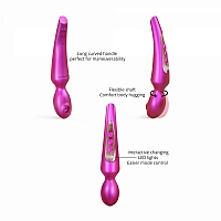 Ванд с клиторальной стимуляцией Love to Love Pleaser - Iridecent Berry
