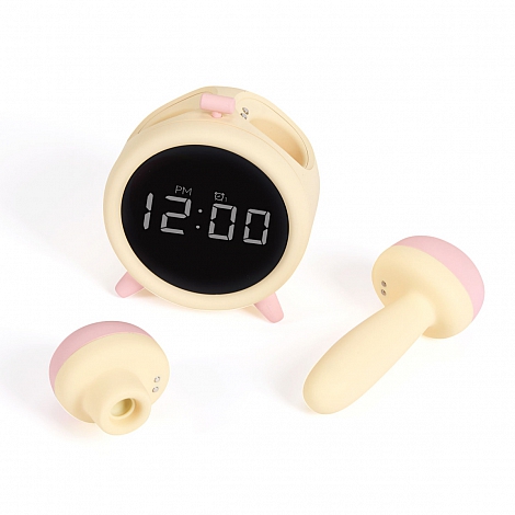 Умный стимулятор-будильник BeYourLover Naughty Clock с вакуумной стимуляцией и вибрацией