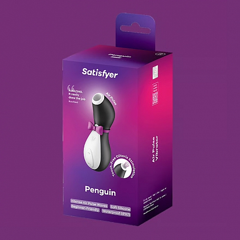 Вакуум-волновой бесконтактный стимулятор клитора Satisfyer Penguin ("Сатисфаер Пингвин")