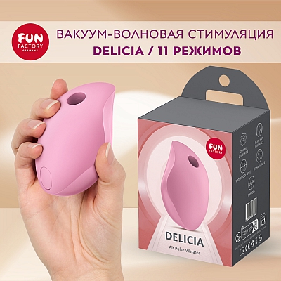 Вакуумно-волновой стимулятор клитора Fun Factory Delicia