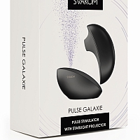 Вакуумно-волновой стимулятор Pulse Galaxie Black с проекцией звёздного неба