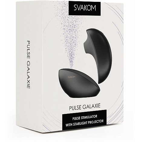 Вакуумно-волновой стимулятор Pulse Galaxie Black с проекцией звёздного неба