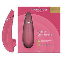 Бесконтактный клиторальный стимулятор розовый Womanizer Premium 2