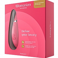 Бесконтактный клиторальный стимулятор розовый Womanizer Premium 2